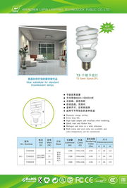 2011年新品T3半螺節(jié)能燈 深圳市蘭普源照明科技的創(chuàng)新照明解決方案